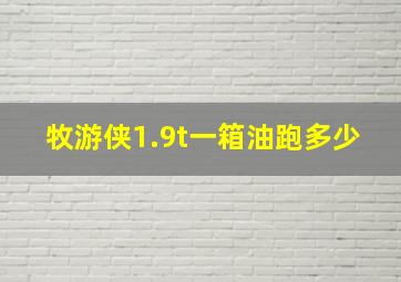 牧游侠1.9t一箱油跑多少