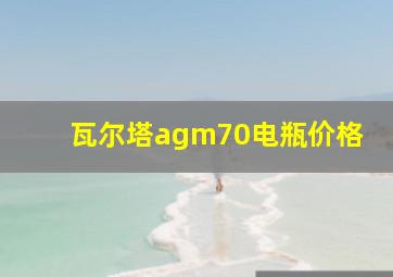 瓦尔塔agm70电瓶价格