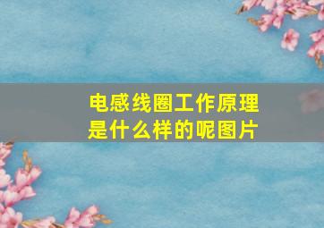 电感线圈工作原理是什么样的呢图片