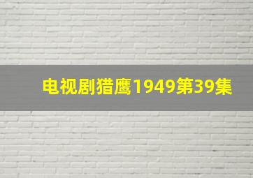 电视剧猎鹰1949第39集