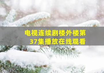 电视连续剧楼外楼第37集播放在线观看