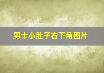 男士小肚子右下角图片