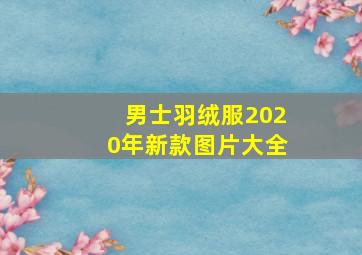 男士羽绒服2020年新款图片大全