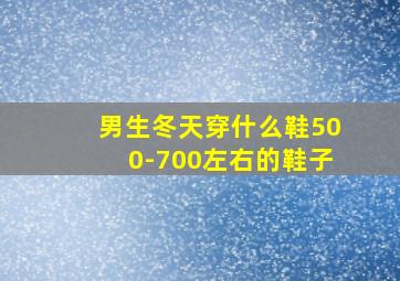 男生冬天穿什么鞋500-700左右的鞋子