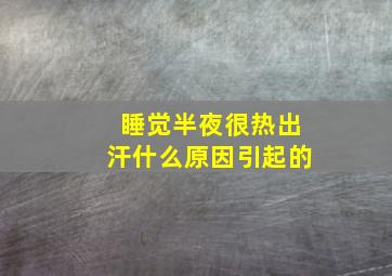 睡觉半夜很热出汗什么原因引起的