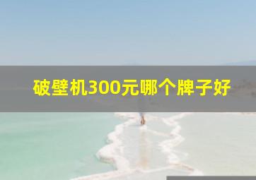 破壁机300元哪个牌子好