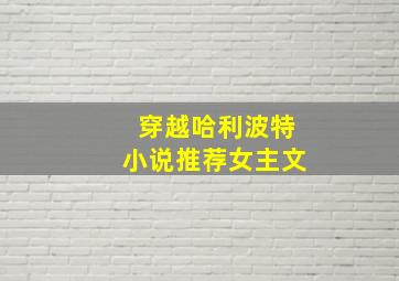 穿越哈利波特小说推荐女主文