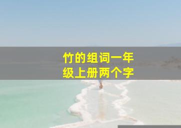 竹的组词一年级上册两个字