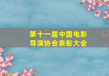 第十一届中国电影导演协会表彰大会