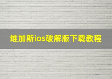 维加斯ios破解版下载教程