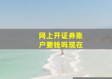 网上开证券账户要钱吗现在