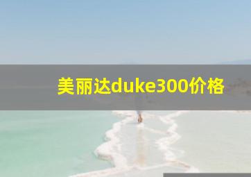 美丽达duke300价格