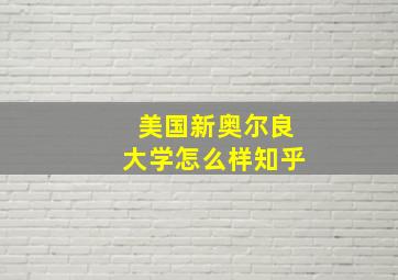 美国新奥尔良大学怎么样知乎