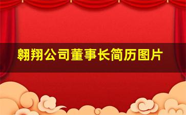 翱翔公司董事长简历图片