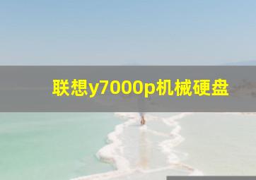 联想y7000p机械硬盘