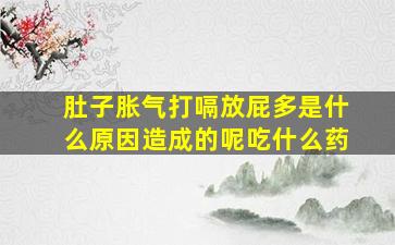 肚子胀气打嗝放屁多是什么原因造成的呢吃什么药