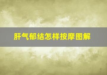 肝气郁结怎样按摩图解