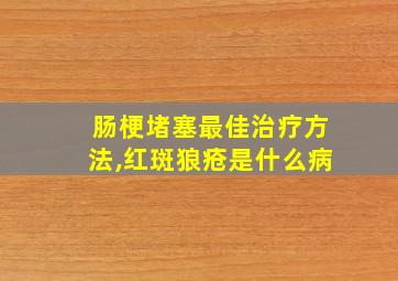 肠梗堵塞最佳治疗方法,红斑狼疮是什么病