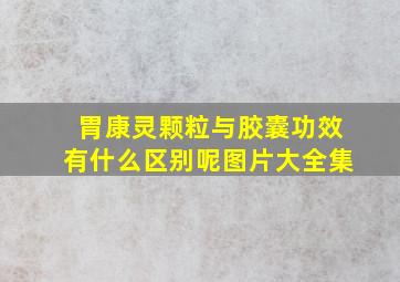 胃康灵颗粒与胶囊功效有什么区别呢图片大全集