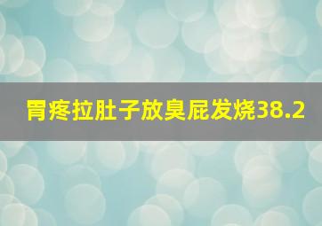 胃疼拉肚子放臭屁发烧38.2