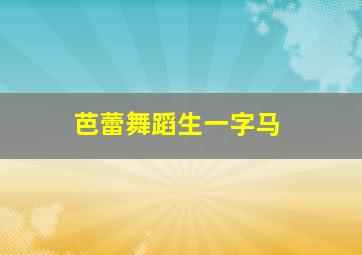 芭蕾舞蹈生一字马