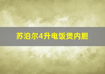 苏泊尔4升电饭煲内胆