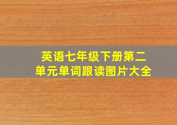 英语七年级下册第二单元单词跟读图片大全