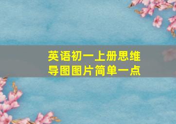 英语初一上册思维导图图片简单一点