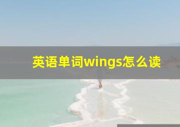 英语单词wings怎么读