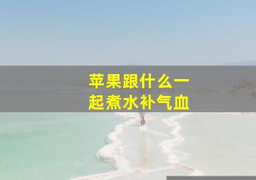 苹果跟什么一起煮水补气血