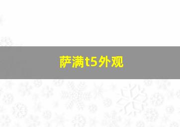 萨满t5外观