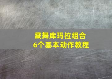 藏舞库玛拉组合6个基本动作教程