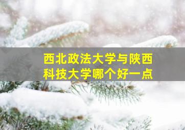 西北政法大学与陕西科技大学哪个好一点