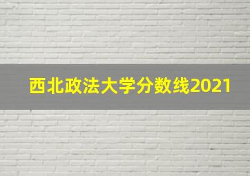 西北政法大学分数线2021