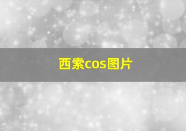 西索cos图片