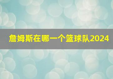 詹姆斯在哪一个篮球队2024