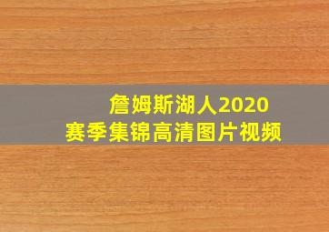 詹姆斯湖人2020赛季集锦高清图片视频