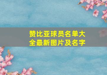 赞比亚球员名单大全最新图片及名字