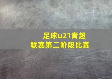 足球u21青超联赛第二阶段比赛