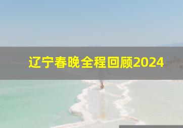 辽宁春晚全程回顾2024