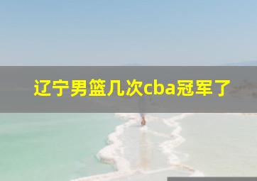 辽宁男篮几次cba冠军了