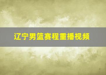 辽宁男篮赛程重播视频