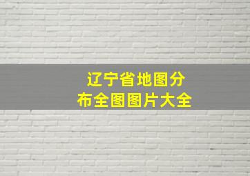 辽宁省地图分布全图图片大全