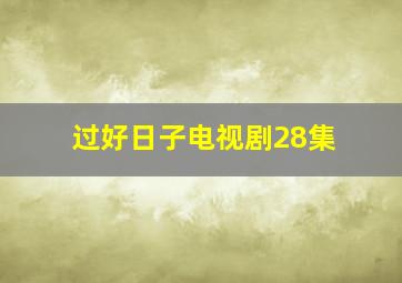 过好日子电视剧28集