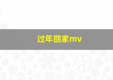 过年回家mv