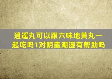 逍遥丸可以跟六味地黄丸一起吃吗1对阴囊潮湿有帮助吗