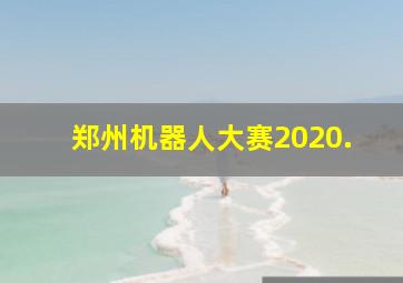 郑州机器人大赛2020.