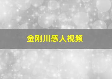 金刚川感人视频