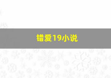 错爱19小说