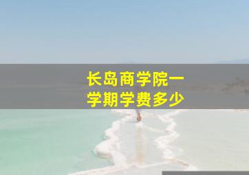 长岛商学院一学期学费多少